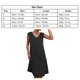 thumbnail image 5 of Vestido corto sin mangas con cuello en V, vestido informal sin mangas, vestido sin mangas con cuello en V, eficiencia óptima, 5 of 5