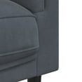 thumbnail image 5 of vidaXL Sofa avec Coussins 2 Places Velours Gris Foncé, 5 of 5