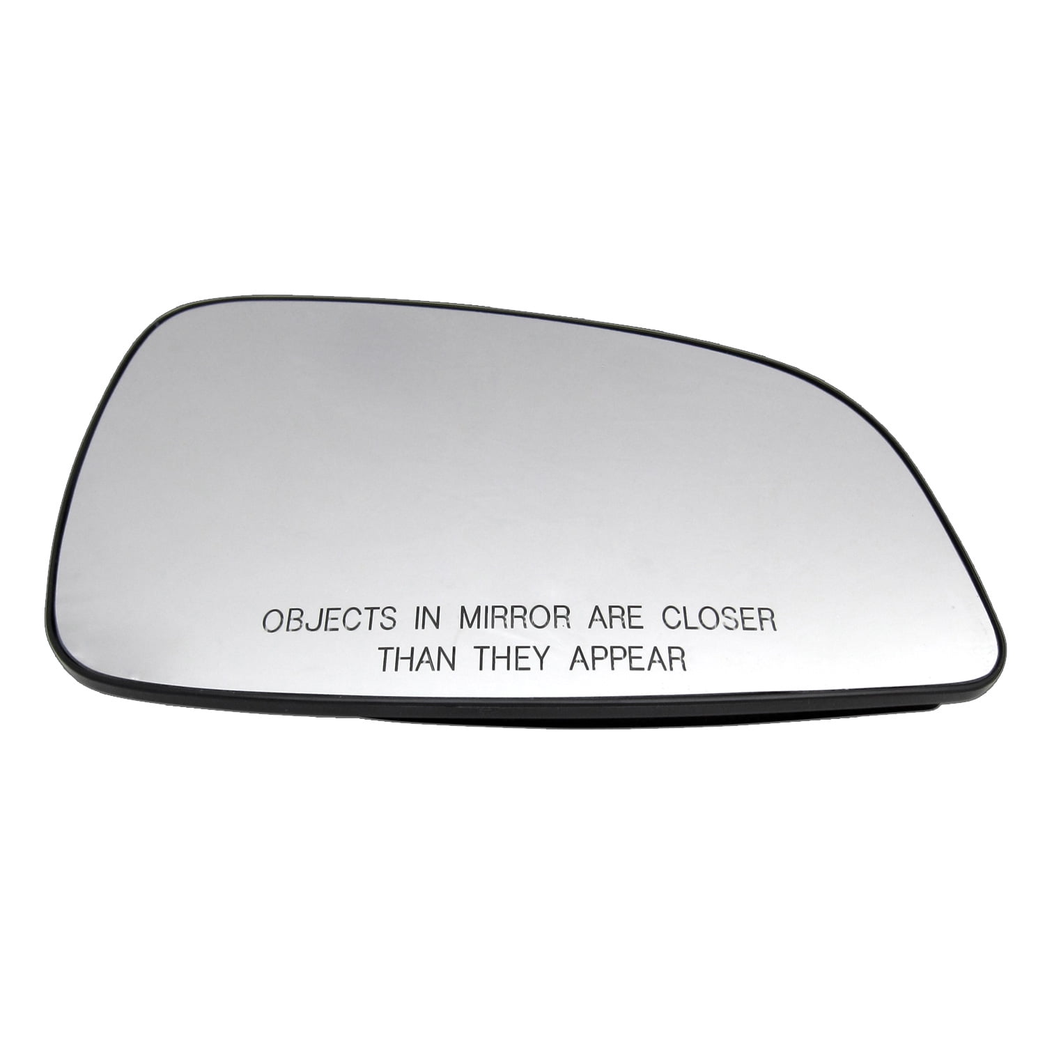Passenger Side Door Mirror Glass Replacement with Plastic Backing Fits