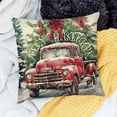 thumbnail image 2 of SHANXI Christmas Throw Pillow Case Rustic Throw Cushion Case 18x18in, 2 of 5