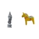 thumbnail image 1 of Estatua de Guan Yin,Estatua de Guan Yin para decoración del hogar.,Figura de escritorio,Estatua tradicional sueca del caballo de Dala,Figura creativa del caballo Dalecarliano, 1 of 8