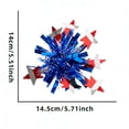 thumbnail image 5 of Red White and Blue Decorations Fourth of July Accessories Striped Clip 1 Pc Patriotic Cookout Event Accessory, 5 of 7