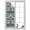 White, variant on Window Privacy Film Ethnic Tribal Vintage Stained Glass Window Film Decorative Sun Block Window Cover Southwestern Retro Totem Abstract Window Clings Static Adhesive Sticker for Bathroom 17.7"x39.3"