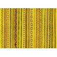 thumbnail image 1 of Ahgly Company Machine Washable Indoor Rectangle Abstract Yellow Modern Area Rugs, 2' x 5', 1 of 4