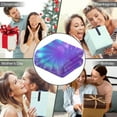 thumbnail image 5 of Wearable Blanket,Purple Blue Tie Dye Pattern Hooded Wearable Flannel Blanket for Adults & Teens,Winter Poncho Shawl Wrap Cape Cozy Anti-Pill,60"x80", 5 of 5