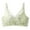 Green, variant on WCJM Up To 50% Off Bra Womens Ruched V Neck Sports Bra Nylon,Spandex Bra Beige,85