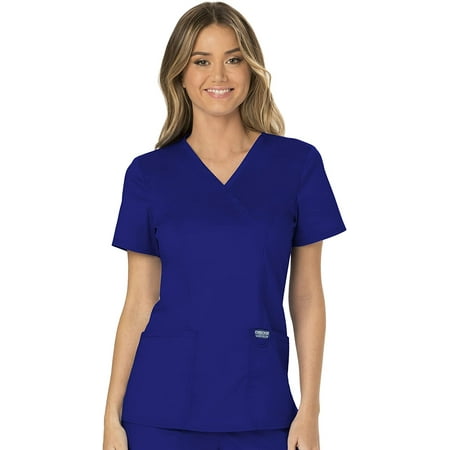 

Women Top Workwear Revolution Mock Wrap