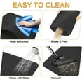 thumbnail image 4 of BN-LINK 17" x 23" Cat Litter Mat Trapping Match, Honeycomb Double Layer Design, Urine-Proof and Water Proof, Scatter Control, Easier to Clean & Washable(Black), 4 of 6