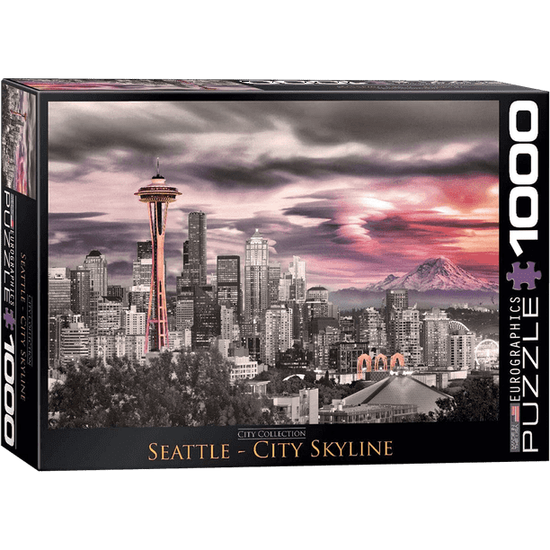 Rompecabezas Eurographics 1000 pzs Vista de Seattle (0660) Eurographics 6000-0660