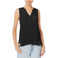 thumbnail image 1 of Camiseta sin mangas con cuello en V para mujer de Lucky Brand, negra, pequeña Lucky Brand Camiseta sin mangas, 1 of 1