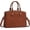 L-Earthy Brown, variant on Purses and Handbags for Women, Vintage Tote Shoulder Bag Trendy, PU Leather Satchel Bag, Medium Ladies Hand Bag
