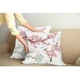 thumbnail image 2 of Ambesonne Floral Throw Pillow Cover 2 Pack, Vivid Flowering Branch, 16", Pink Brown Green, 2 of 7