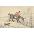 thumbnail image 2 of Samuel Alken 24x17 Black Ornate Framed Double Matted Museum Art Print Titled: Foxhunting; Rider and a Couple of Hounds Entering a Covert, 2 of 5