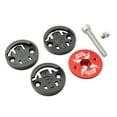thumbnail image 1 of Milisten Casque de Vélo Stem avec Capuchons Stem Kit Siège Chronomètre (Rouge), 1 of 6