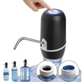 thumbnail image 1 of Dispensador Automático de Agua Embotellada - Cargador USB, Acero, Sin BPA, Agua Fría, 1200mAh, Jarras y Botellas 1.5L, 5.7L, 10L, 11.3L, 15L, 18.9L, Negro JM, 1 of 5