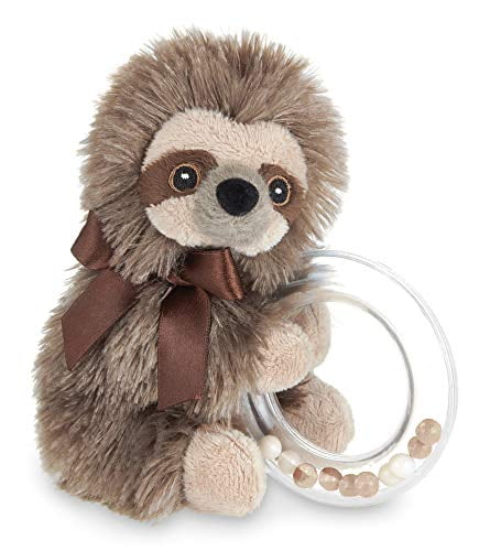 plush with rattle sloth