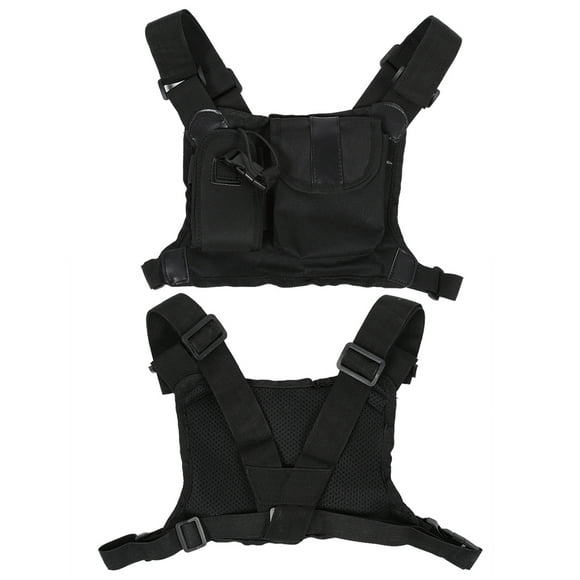 AMONIDA Chest Pocket Harness Bags, High Quality Nylon Chest Pack Universal Adjustable Harness Bags Backpack For Tow Way