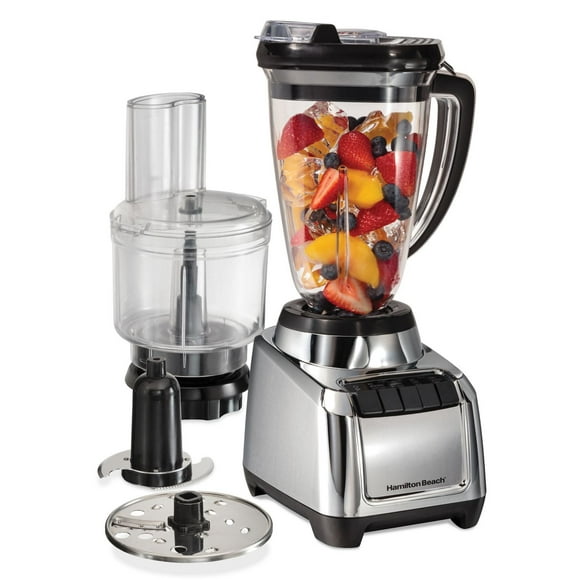 Hamilton Beach MultiBlend Blender and Food Processor 53520C, 48 oz. Tritan copolyester jar