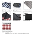 thumbnail image 6 of America250 - Blanket Tote XL Outdoor Picnic Blanket, (Red Check), 6 of 6