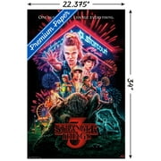 أشياء غريبة من Netflix: الموسم 3 - ملصق حائط واحد ، 22.375 × 34