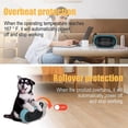 thumbnail image 5 of Space Heater, Ceramic Fan Heater, Portable Mini Electric Heater With Overheat Protection For Home And Office, 5 of 5