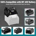 thumbnail image 3 of For Ma*kita 40V Lithium Battery Adapter BL4040 BL4025 BL4045 Convert Works Ma*kita 18V Cordless Power Tool Conversion Kit, 3 of 6