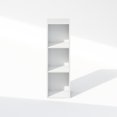 thumbnail image 4 of Furinno Reed 3-Tier Multipurpose Clothing & Closet Storage Organizer Shelf, 10-Inch Width, White, 4 of 7