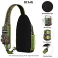 thumbnail image 3 of Big Eyes Owl Sling Backpack with Cartoon Snowy Owl Print, Lightweight Crossbody Daypack, Night Pattern Design, Anti-theft Travel Bag for Owl Lovers, Daily Commute, Gym, Outdoor Use, 3 of 6