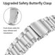thumbnail image 2 of For Garmin Forerunner 245 245 Music Stainless Steel Strap Crown Shape Rhinestone Decor Silver Watch, 2 of 4