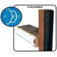 Dock Edge Piling Bumper, Capped Top End, 6'