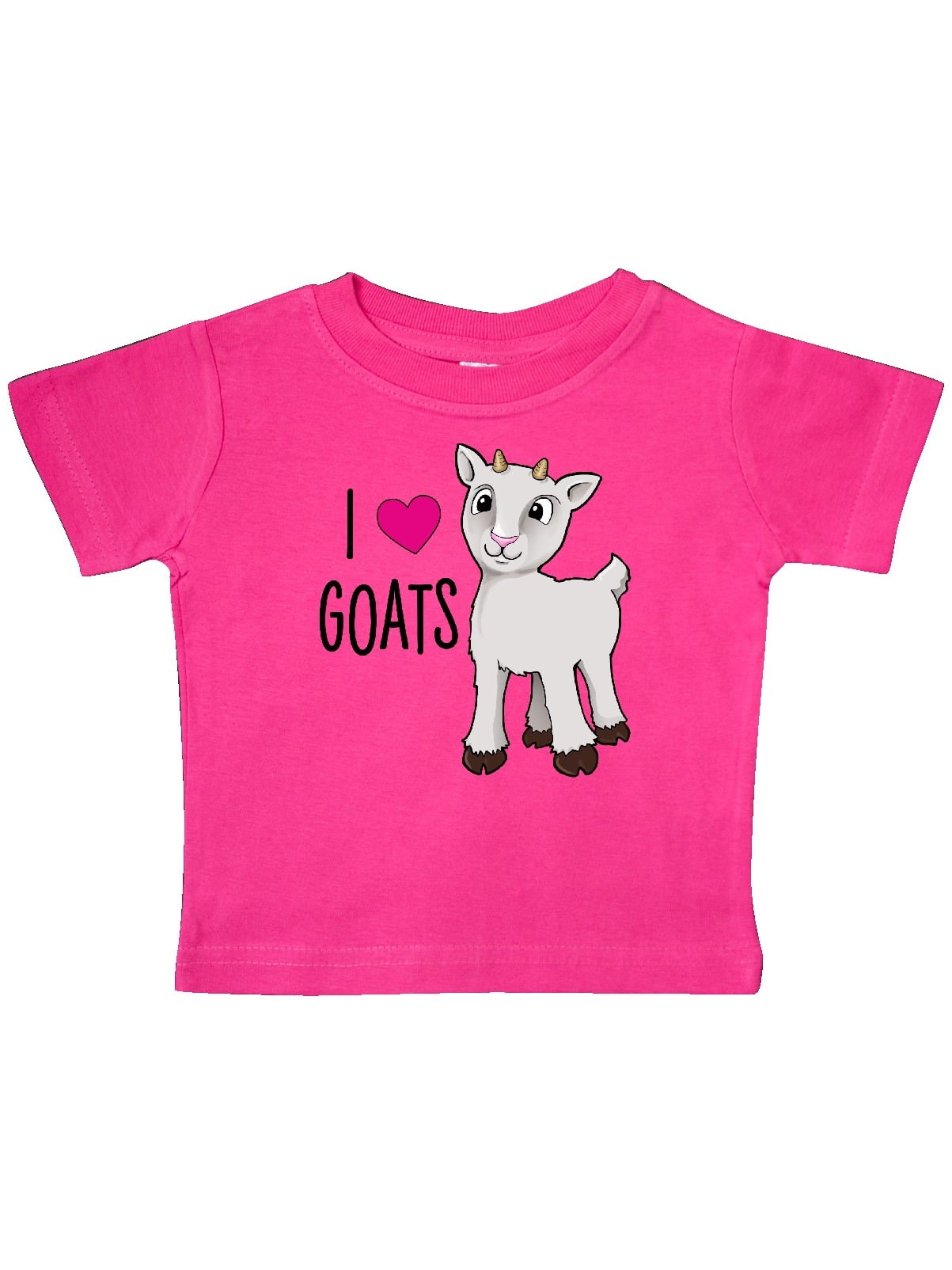 I Love Goats cute goat Baby TShirt