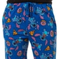 thumbnail image 4 of Disney Women's Lilo And Stitch Junk Food Soft Touch Cotton Plush Loungewear Pajama Pants, 4 of 6