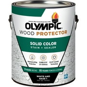 Olympic 1 Gallon SC-1062 Pink Sand Exterior Solid Wood Protector Stain Plus Sealer in One