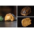 thumbnail image 3 of Desktop Crafts Chinese Yixing Purple Clay Tea Pet Lucky Golden Turtle Statue Ornaments Tea Figurine, 3 of 5