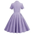 thumbnail image 6 of Sngxgn Womens Knit Dress Square Neck Long Sleeve Knee Length Dresses(B,L), 6 of 6