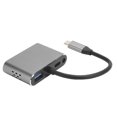 thumbnail image 3 of Estacia de acoplamiento 5in1 typec a VGA USB3.0 PD Carga de 3.5 mm Hub de Portátil de audio, 3 of 7