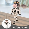 thumbnail image 3 of SEWCHICS Cow Statue Wooden Assorted Color 1Pcs 12.2x5.5x2.0In, 3 of 8
