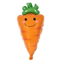 PMU Party Themes 22 Inch Carrot Mylar-Foil Balloon (1/Pkg) Pkg/1