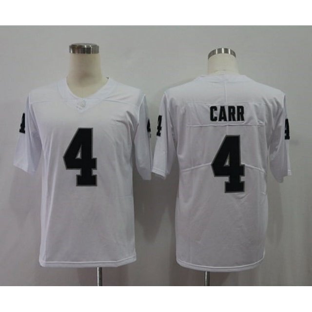 Football Uniform Raiders 28#Jacobs 4#Carr34#75# Legendary Second Generation Jersey