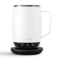 thumbnail image 1 of Tronco Temperature Control Heated Coffee Mug 14 oz â Rechargeable Self-Heating Coffee Cup with Lid â Manual Control, 3 Modes, 130 Min Battery Life, Auto Shut-Off (White), 1 of 9