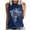 Navy, variant on ZQUUVOU Tank Top For Women Summer Printed Floral Round Neck Tops (Navy,S)