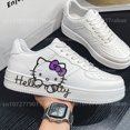thumbnail image 4 of Zapatos informales de Hello kitty para mujer, zapatillas de plataforma para hombre, zapatos de kateboarding de moda, zapatos casuales para estudiantes de graffiti 3D, presente, 4 of 4
