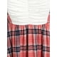 thumbnail image 3 of Tamaño de la camiseta redonda de la tela escocesa Rosegal Camisetas tallas grandes, 3 of 5