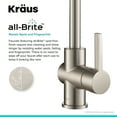 thumbnail image 5 of KRAUS Britt Single Handle Commercial Style Kitchen Faucet in Spot Free Stainless Steel Finish, 5 of 7