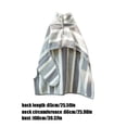 thumbnail image 4 of MXTPOV Dog Bathrobe Fast Drying with Hook and Loop Closure & Wrap Tie Snuggle, Cute Dogs Clothes, Machine Washable, Striped Bathrobe for Cats Dogs Puppy, Large, 4 of 5