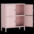 thumbnail image 6 of 4 Door Metal Accent Storage Cabinet for Home Office,School,Garage pink, 6 of 6