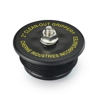 Cherne Pipe Plug,Hex Nut,1.9"H,2"Pipe 270168