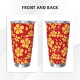 thumbnail image 3 of Salouo Red Vintage Flowers Print 20oz Tumbler with Lid,Stainless Steel Vacuum Insulated Tumbler Durable Insulated Coffee Mug Thermal Cup with Splash Proof Sliding Lid-Without Straw, 3 of 8