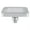 Silver, variant on Clearance Under $10 Shower Head LED 7 Color Changing Overhead Rainfall Shower Head 6 Inch for Bedding