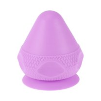 Unique Bargains 1 Pc Cozy Adsorption Manual Massager Tools 2.76"x2.76"x2.95" Purple